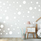 Decor Polka Dot Wall Sticker White Dot Sticker Playroom Wall Sticker