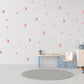 Pastel Pink Rustic Stars Wall Stickers, Nursery Wall Stickers, Pink Star Wall Decals, Girl's Bedroom Wall Stickers, Pink Nursery Wall Decor