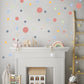 Coloured Spots Wall Stickers, Nursery Wall Stickers, Nursery Decor, Kid's Wall Stickers, Removable Stickers Wall, Boho Nursery Wall Decor