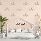 Airplane Wall Sticker Cute Bear Decor Playroom Wall Sticker Nursery Wall Decal