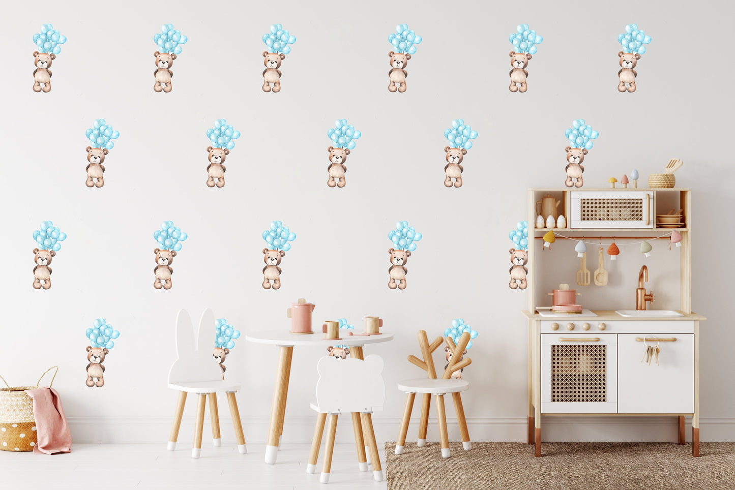 Sticker Nursery Wall Sticker Teddy Bear Wall Decal Nursery Wall Decal Teddy Nursery Decor