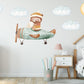 AirPlane Wall Decal Nursery Wall Sticker  Moon Cloud Wall Sticker