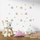 Nursery Wall Stickers Boho Rainbow Wall Decal Pastel