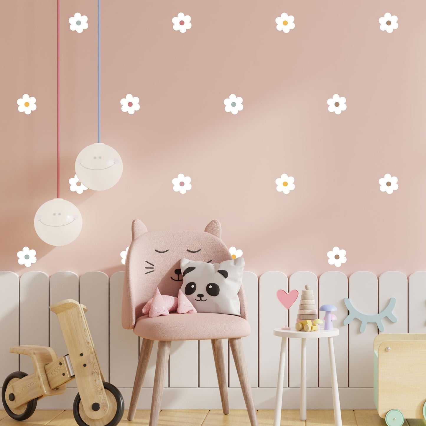 Daisies Wall Sticker Nursery Wall Sticker Flower Wall Sticker