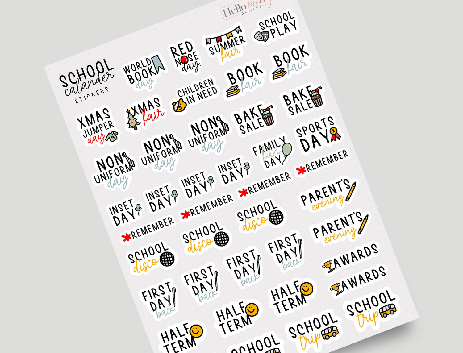 Notebook/Planner Sticker