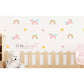 Sticker Girl Unicorn Rainbow Wall Sticker Unicorn Wall Decal Pink Rainbow