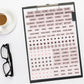 Pink Planner Sticker Sheet  Sticker Journal Sticker Agenda