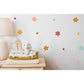Nursery Flowers Wall Stickers, Nursery Wall Stickers, Flower Wall Stickers, Children's Wall Decor, Kid's Room, Girl's Bedroom, Floral Decals