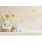 Sticker Unicorn Wall Decal Pink Rainbow