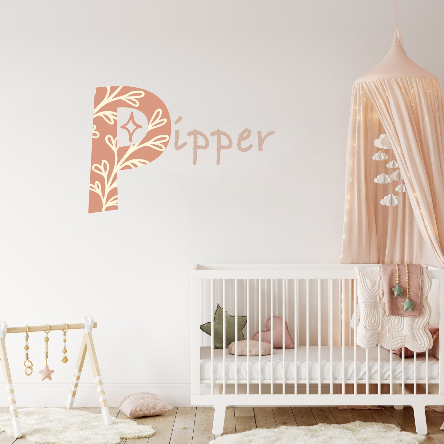 Personalised Name  Sticker Nursery Name Decal Baby Name Sticker Girl Decal