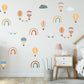 Hot Air Balloon Wall Stickers Rainbow Decal Hot Air Balloon