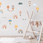 Hot Air Balloon Wall Stickers Rainbow Decal Hot Air  Nursery Decor Rainbow Playroom