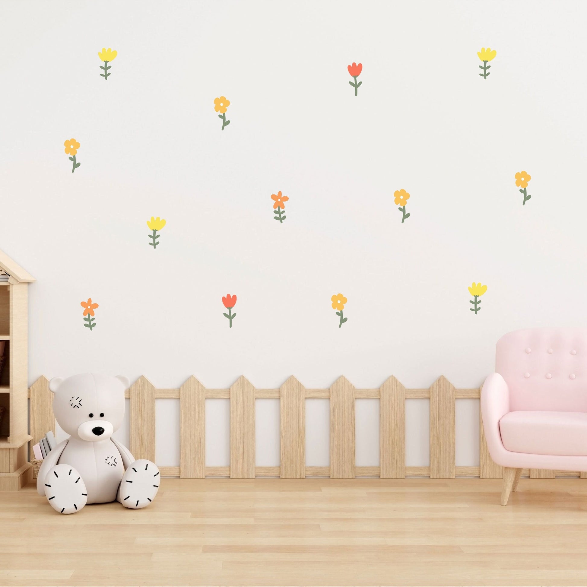 Flower Wall Sticker Nursery Wall Sticker