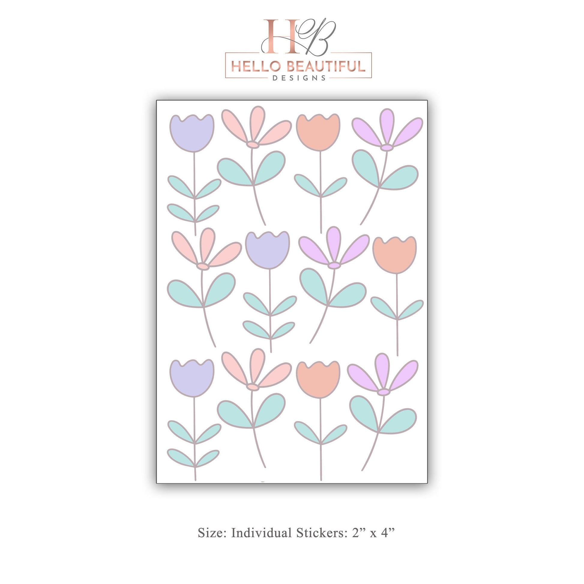 Flower Wall Sticker Nursery Wall Sticker Girls Bedroom Decor Girl Wall Sticker Kids Room Floral Wall Sticker Girl Nursery Decor Wall Decals