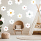 Daisy Wall Decal Mix Sizes Boho Floral Decor Boho Pastel Daisy Flower Decals
