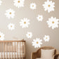White Daisy Wall Stickers Flower Nursery Decor Girl Bedroom Wall Decals