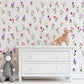 Nursery Decor Floral Wall Decal Girl Bedroom Decor Boho Wild