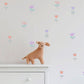 Boho Wildflower Wall Decal Floral Nursery Decor Large Boho Flower Wall Art