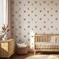 Boho Floral Flower Wall Stickers: Nursery & Kids Room Decor for girls and boys