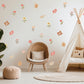 Boho Floral Flower Wall Stickers: Nursery & Kids Room Decor ideas