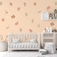 Boho Floral Flower Wall Stickers: Nursery & Kids Room Decor ideas