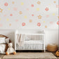 Boho Princess Wall Stickers, Crown & Star Nursery Decor, Girls Bedroom Wall Decals, Neutral Boho Nursery Stickers, Peel and Stick Wall Art