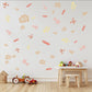 Boho Abstract Wall Decals for Nursery, Neutral Kids Room Stickers, Modern Peel and Stick Wall Decor, Playroom Wall Decals