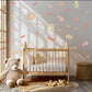 Boho Abstract Wall Decals for Nursery, Neutral Kids Room Stickers, Modern Peel and Stick Wall Decor, Playroom Wall Decals