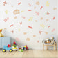 Boho Abstract Wall Decals for Nursery, Neutral Kids Room Stickers, Modern Peel and Stick Wall Decor, Playroom Wall Decals