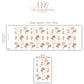 Boho Flower Wall Stickers, Neutral Nursery Wall Decals, Floral Baby Room Decor, Scandinavian Nursery Stickers, Peel and Stick Flowers