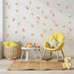 Boho Flower Wall Decals for Nursery, Neutral Floral Wall Stickers, Girls Bedroom Decor, Peel and Stick Nursery Decals
