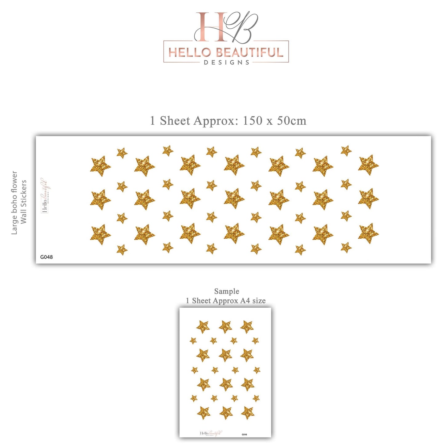 Gold Star Wall Stickers Nursery Decor Gold Star Decals Kids Bedroom Stickers Peel And Stick Celestial Wall Decor