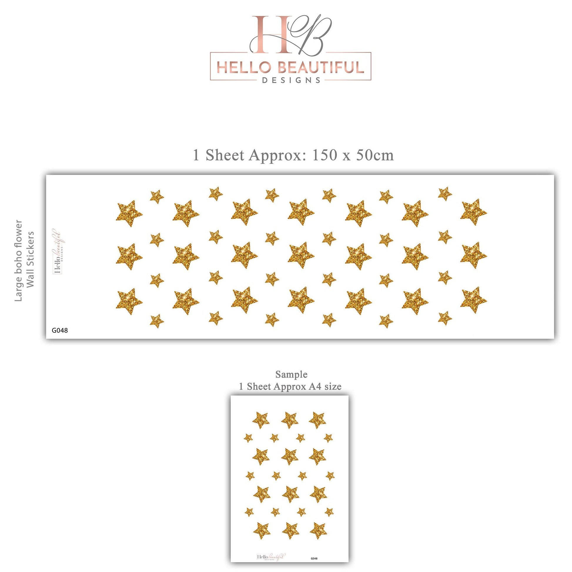 Gold Star Wall Stickers Nursery Decor Gold Star Decals Kids Bedroom Stickers Peel And Stick Celestial Wall Decor