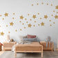 Gold Star Wall Stickers Nursery Decor Gold Star Decals Kids Bedroom Stickers Peel And Stick Celestial Wall Decor