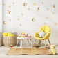 Moon And Sun Wall Stickers Celestial Nursery Decor Gold Moon Wall Decals Star Nursery Stickers Kids Bedroom Decor