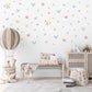 Butterfly Wall Stickers Nursery Decor Pastel Butterfly Decals Floral Wall Stickers Girls Bedroom Peel And Stick Wall Decor