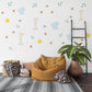 Safari Nursery Wall Stickers Elephant And Giraffe Decals Jungle Animal Wall Decals Baby Nursery Decor Peel And Stick