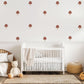 Boho Mushroom Wall Stickers, Woodland Nursery Decor, Mushroom Wall Decals, Neutral Nursery Wall Art, Cottagecore Nursery, Kids Room Decor