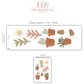 Boho Cactus Wall Stickers Nursery Decor | Neutral Desert Wall Decals | Sage Pink Terracotta Nursery | Peel and Stick Kids Bedroom Decor