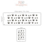 Dog Paw Print Wall Stickers for Nursery, Puppy Bedroom Decor, Pet Paw Decals, Neutral Kids Room Wall Art, Animal Footprint Playroom Stickers