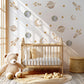 Space Wall Stickers Rocket Nursery Decor Planet Wall Decals Moon And Stars Bedroom Decor Solar System Kids Room Stickers
