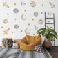 Space Wall Stickers Rocket Nursery Decor Planet Wall Decals Moon And Stars Bedroom Decor Solar System Kids Room Stickers