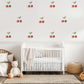 Cherry Wall Stickers Cherry Nursery Decor Fruit Wall Decals Coquette Bedroom Decor Red Cherry Stickers Girls Room Decor