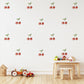 Cherry Wall Stickers Cherry Nursery Decor Fruit Wall Decals Coquette Bedroom Decor Red Cherry Stickers Girls Room Decor