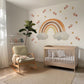 Nursery Decor Rainbow Wall Stickers, Nursery Wall Stickers, Kids Wall Stickers, Boho Rainbow Decal, Neutral Baby Room Decor