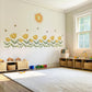 Nursery Decor Flower Wall Stickers, Nursery Wall Stickers, Kids Wall Stickers, Bee Wall Decals, Floral Nursery Decor, Baby Room Decor