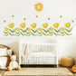 Nursery Decor Flower Wall Stickers, Nursery Wall Stickers, Kids Wall Stickers, Bee Wall Decals, Floral Nursery Decor, Baby Room Decor