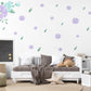Nursery Decor Purple Flower Wall Stickers Nursery Wall Stickers Kids Wall Stickers, Floral Wall Decals, Girls Nursery Decor, Baby Room Decor