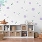 Nursery Decor Purple Flower Wall Stickers Nursery Wall Stickers Kids Wall Stickers, Floral Wall Decals, Girls Nursery Decor, Baby Room Decor