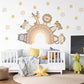 Nursery Decor Animal Wall Stickers Nursery Wall Stickers Kids Wall Stickers Safari Nursery Decor Neutral Nursery Wall Decals Baby Room Decor